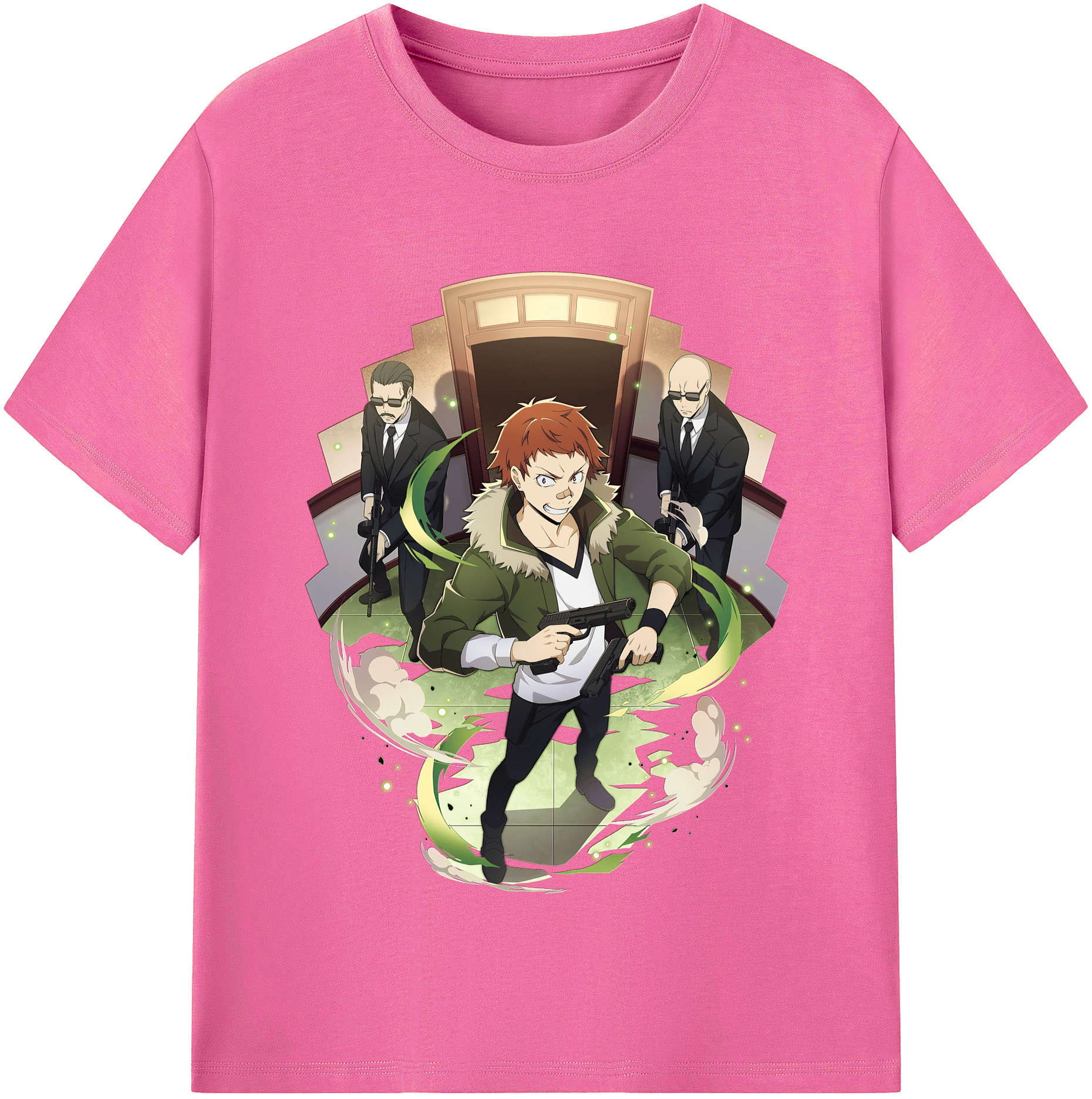 （画像用） 文豪ストレイドッグス Bungo Stray Dogs レディースカジュアルプリントTシャツ（綿100％）